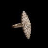 Antique Dutch ring with old cut diamonds