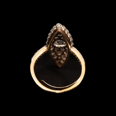 Antique Dutch ring with old cut diamonds - #4