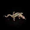Antique lizard brooch - #3