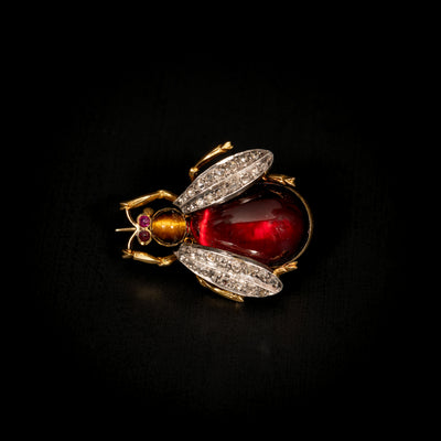 Victorian insect brooch - #3
