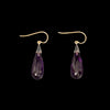 Antieke oorhangers met amethist en diamant - #2