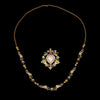 Antique necklace and pendant with opal, diamonds and enamel - #9
