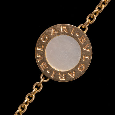 Vintage lang collier met gekleurde stenen - #4