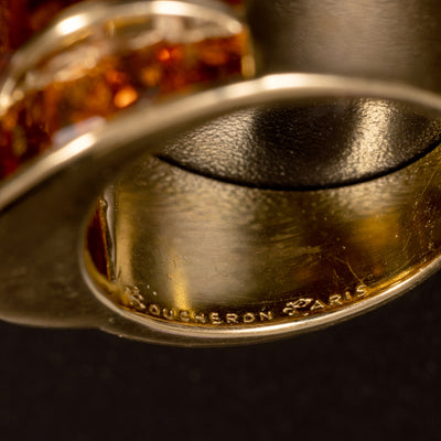 Beautiful vintage ring with citrines - #5