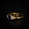 Gouden ring met saffier en diamant - #3