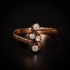 Antieke ring met diamant