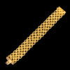 Vintage gouden gevlochten armband