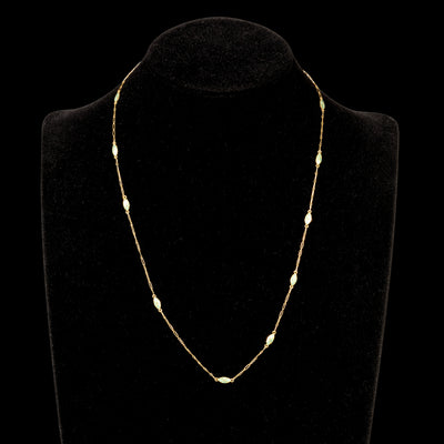 Art Nouvea collier met email - #2