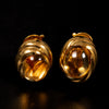 Vintage earrings with citrine - #2