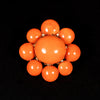 Antieke broche met grote koralen