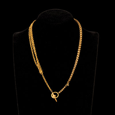 Antique watch chains with key - #2