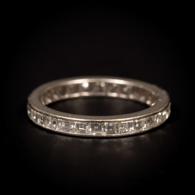 Vintage eternity ring with diamonds - #1