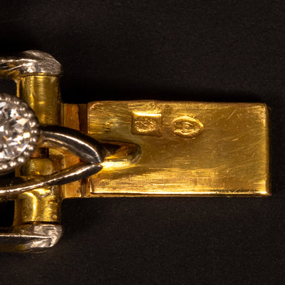 Antique bracelet with old-cut diamonds - #8