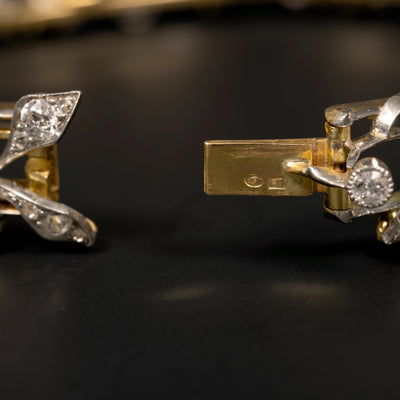 Antique bracelet with old-cut diamonds - #7