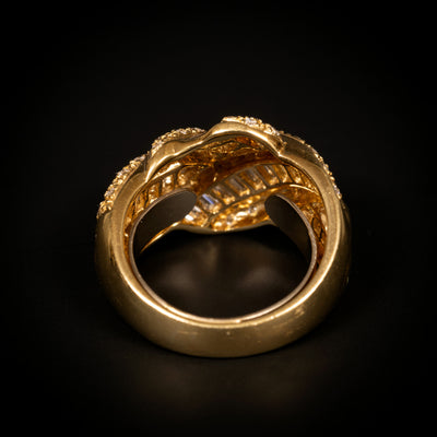Vintage gouden ring met diamant - #3