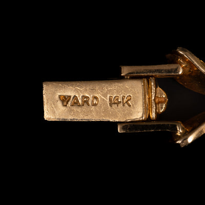 Gouden armband met blauwe saffier en diamant - #7