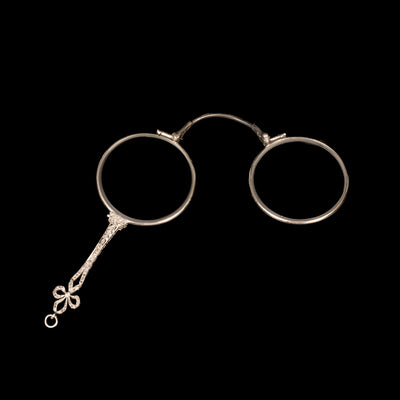 Lorgnet van platina met diamant - #3