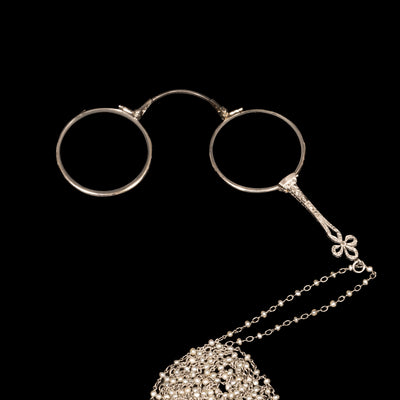 Lorgnet van platina met diamant - #2