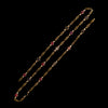 Vintage gouden collier met diamant, saffier en robijn