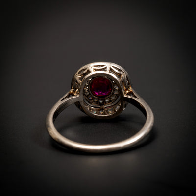 Belle Epoque ring met robijn en diamant - #3