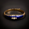 Antieke armband met email en opalen