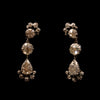 Antique earrings with rose-cut diamonds - #3