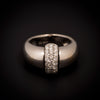 Vintage white gold and diamond ring