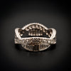Vintage platina ring met diamant - #3