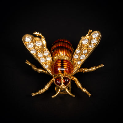 Broche in de vorm van een bij - #2