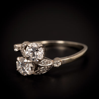 Witgouden ring met diamant - #2