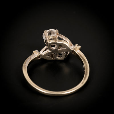 Witgouden ring met diamant - #4