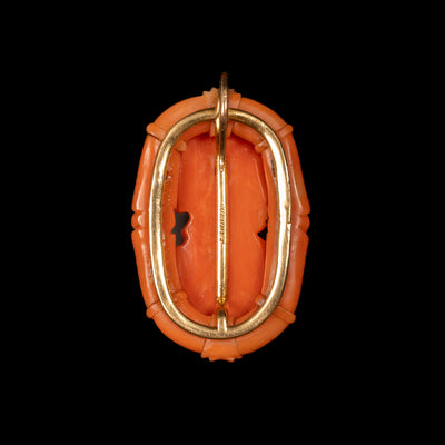 Antique coral necklace and pendant - #6