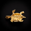 Gouden broche met diamant en email - #3