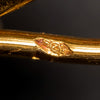 Gouden broche met diamant en email - #5