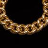 Large gold gourmet bracelet - #3