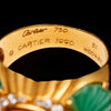 Vintage Cartier ring met koraal, chrysopraas en diamant - #4