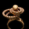 Motion Ring / Spinner Ring in goud met diamant - #4