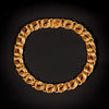 Vintage gouden schakelcollier