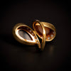Vintage ring met diamant, onyx en koraal - #2