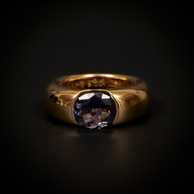 Cartier Ellipse ring with iolite - #1