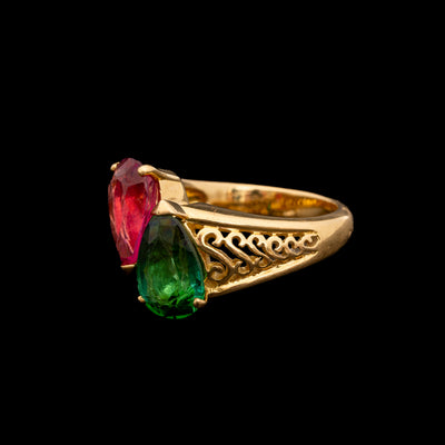 Gouden ring met toermalijn - #2