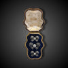 Three antique French bow brooches in original case - #4