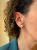 Earrings with pearls and diamonds - #7