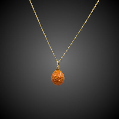 Egg pendant in gold and enamel - #1
