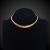 Vintage 18 carat gold tubogaz necklace