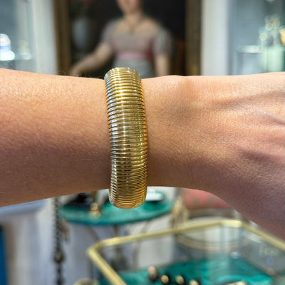 Gouden tubogas armband - #7