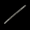 Long pin with old cut diamonds