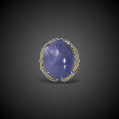 Vintage ring met grote stersaffier - #1