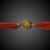 Italiaans collier met bloedkoraal