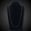 Art Deco collier platina en diamant